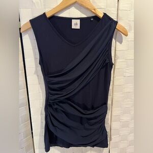CAbi Dark Blue Sleeveless Top